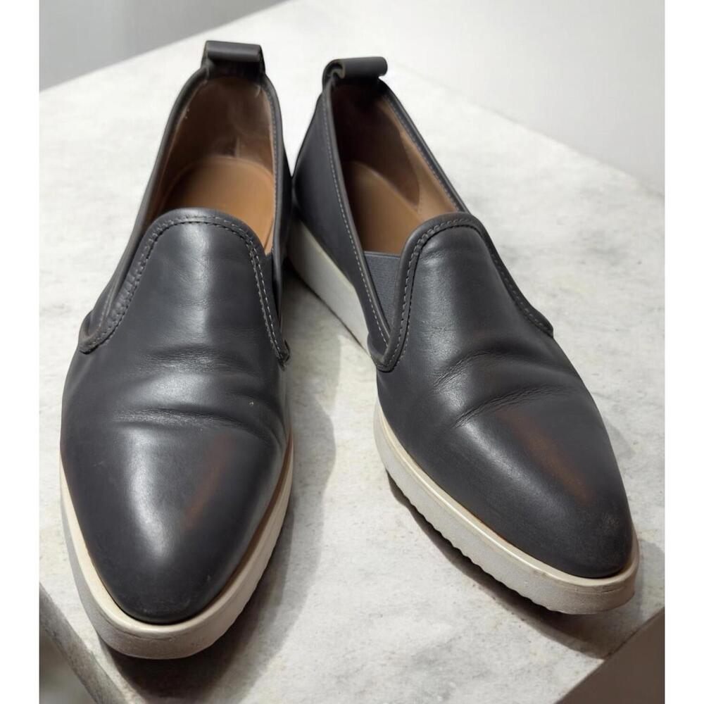 Everlane Womens The Street Shoe Oxfords Loafers Grey White Size 8.5